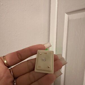 14K Gold Nose Stud